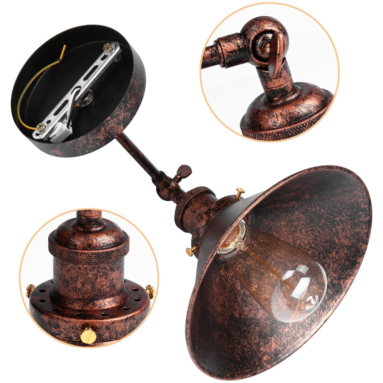 Applique Murale Rouille