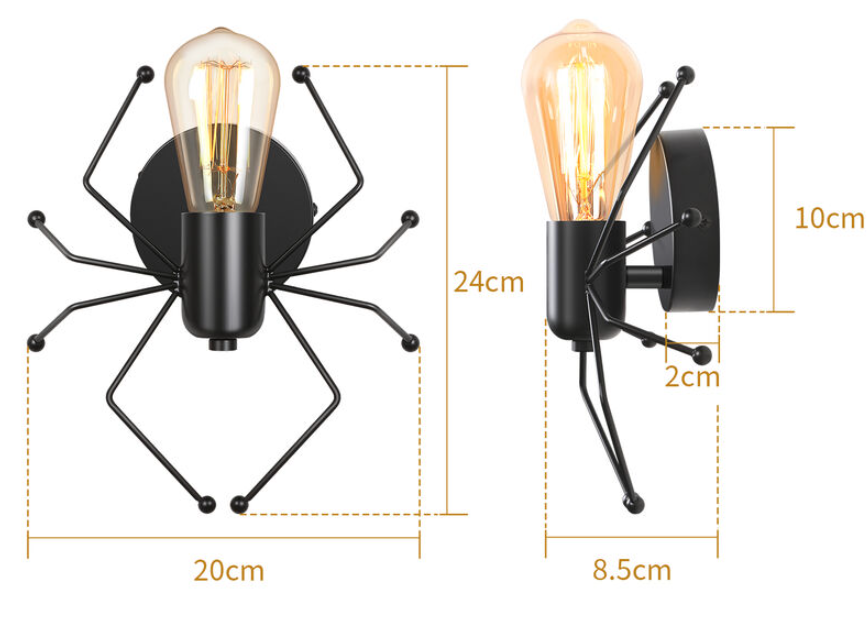 Applique Murale Araignée