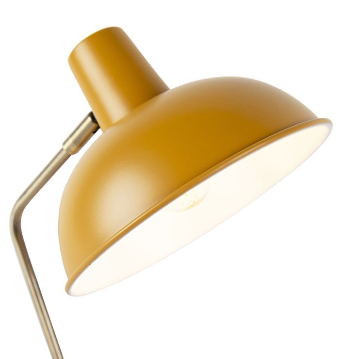 Lampe Bureau Vintage Jaune
