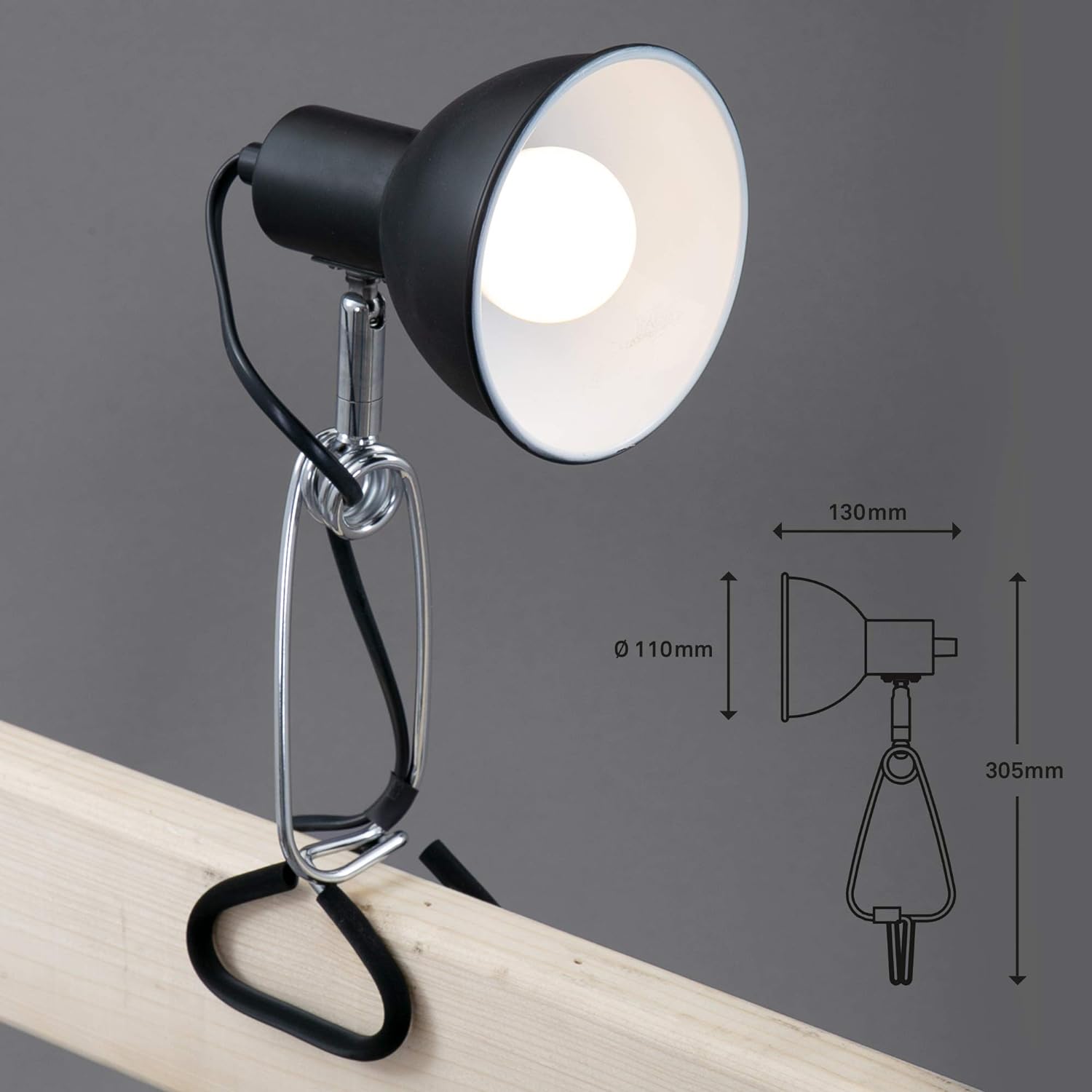 Lampe Pince Industrielle