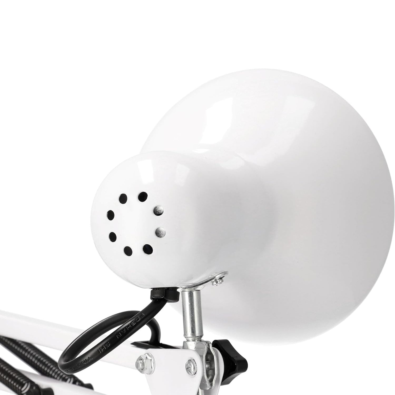 Lampe de Bureau Industrielle Articulée Blanche