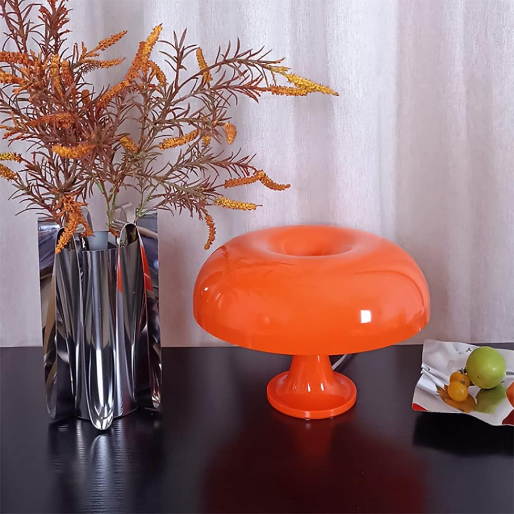 Lampe de Bureau Orange Vintage