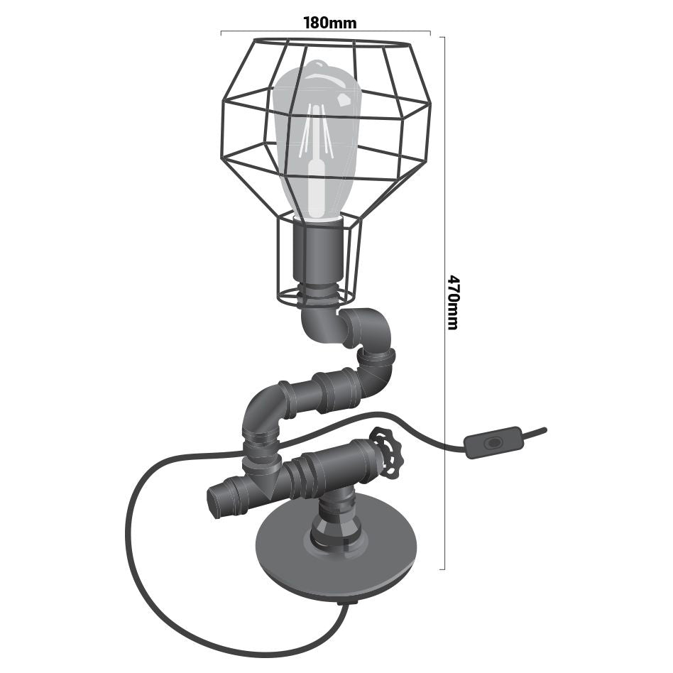 Lampe de Bureau Steampunk