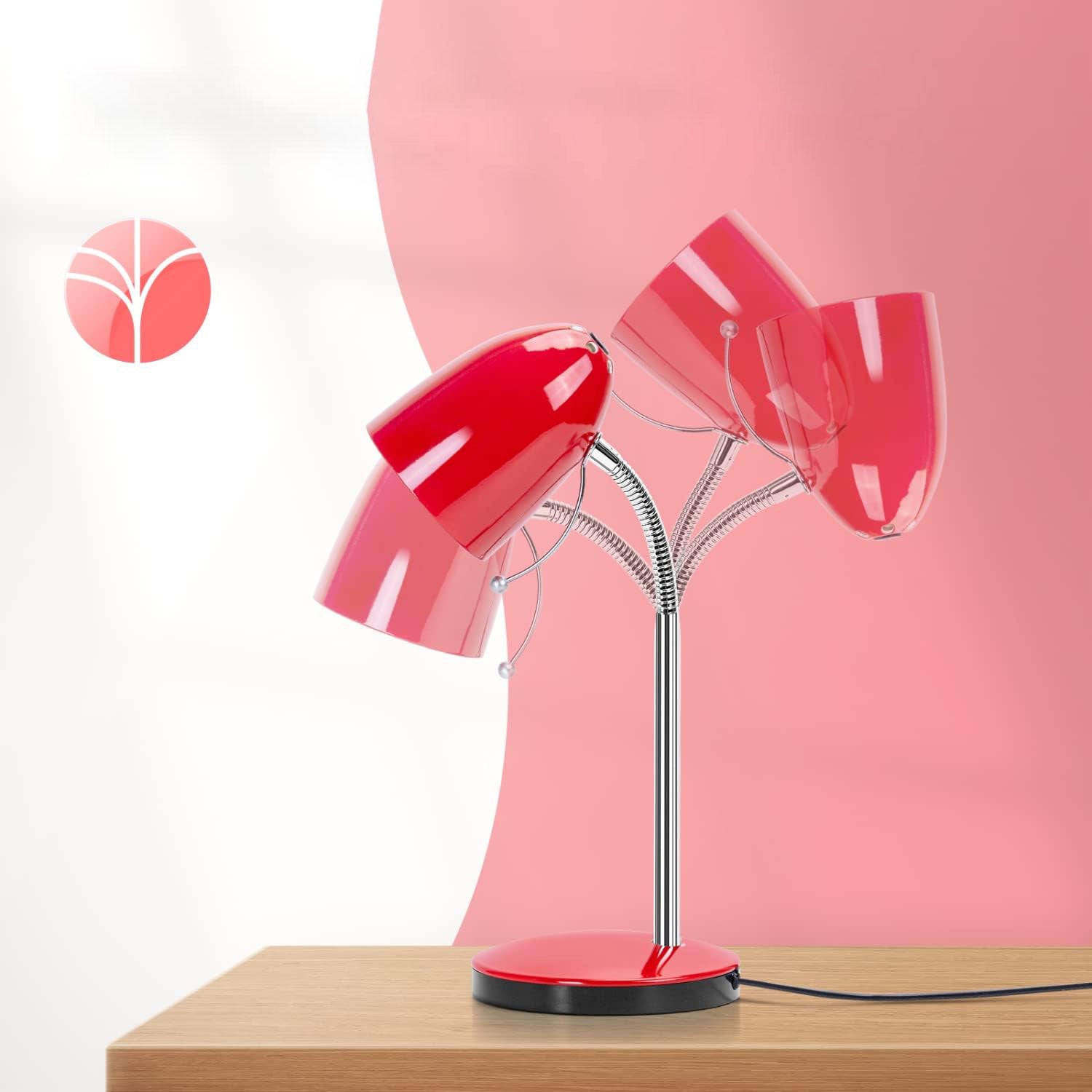 Lampe de Bureau Vintage Rouge