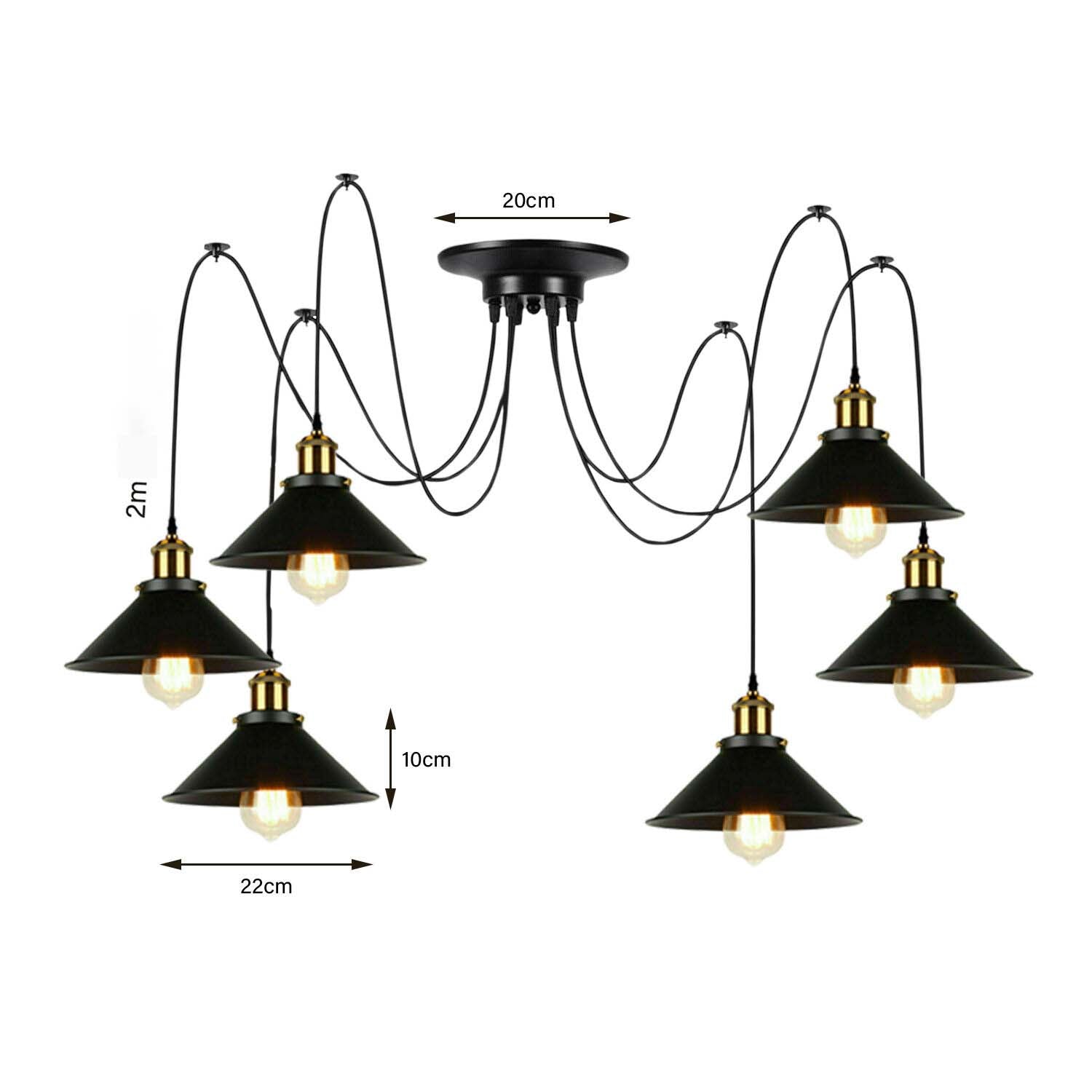 Lustre Araignée Vintage