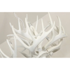 Lustre Bois de Cerf Blanc