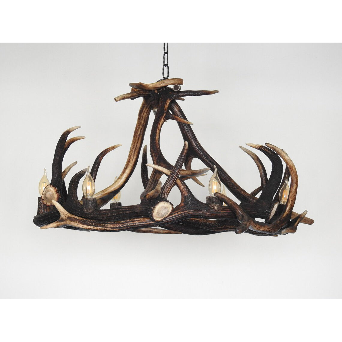 Lustre Bois de Cerf Véritable