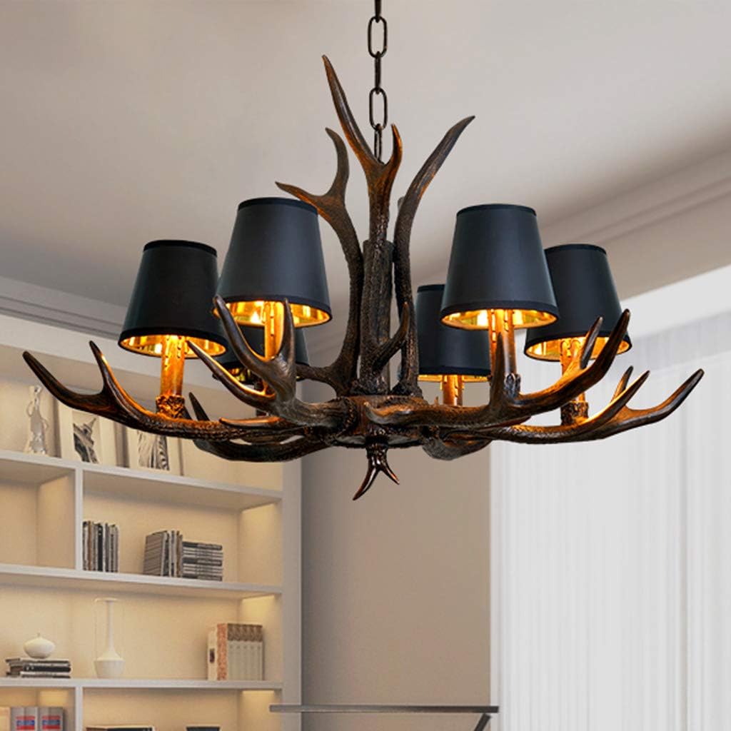 Lustre en Bois de Cerf
