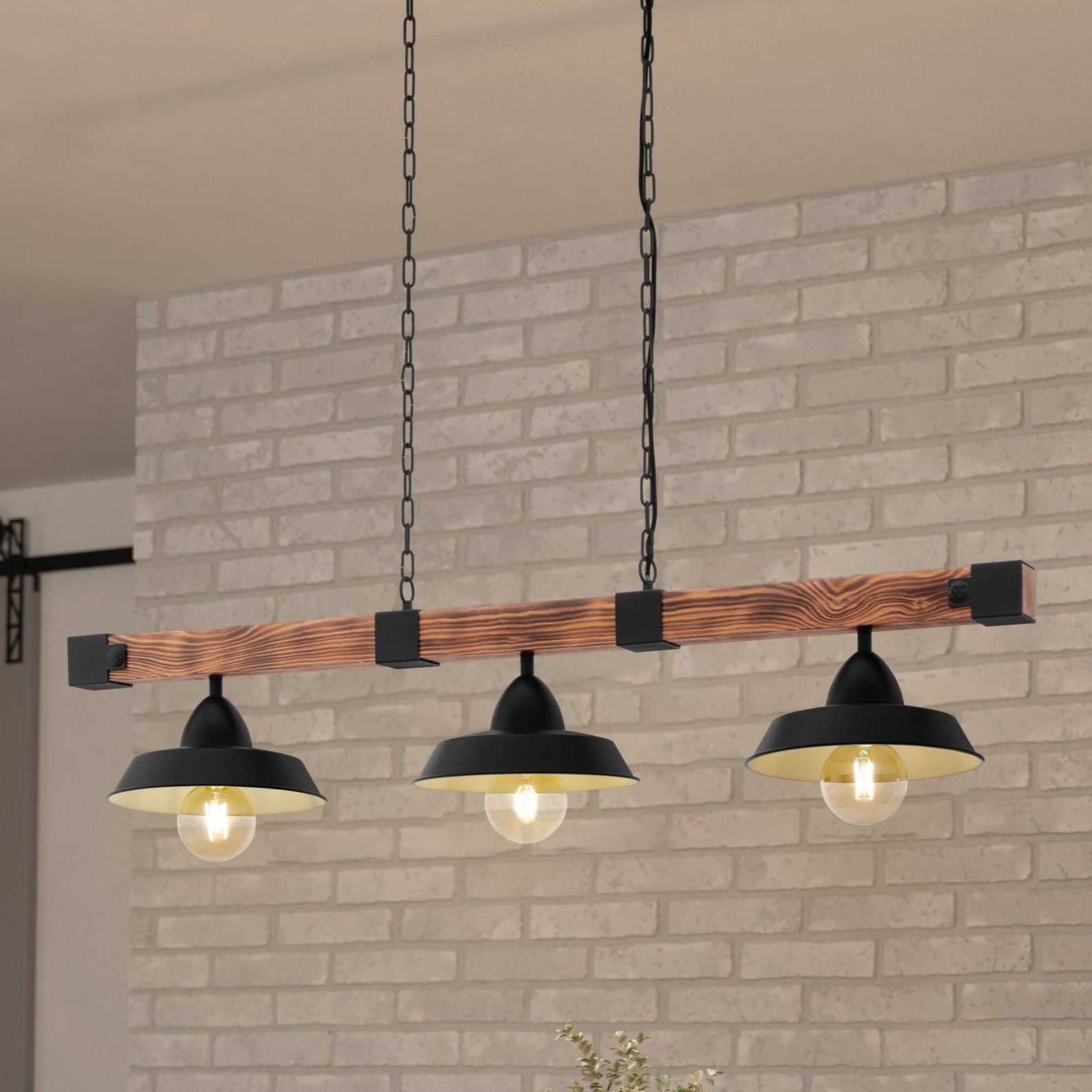 lustre cuisine industriel noir