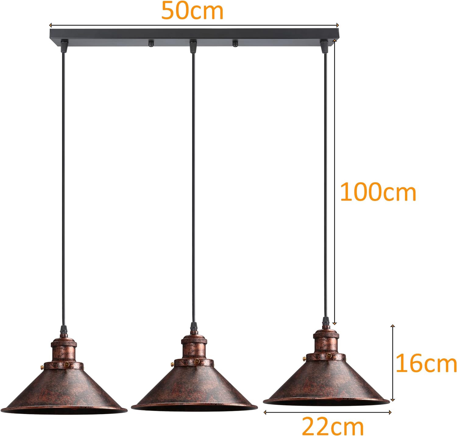 Lustre Effet Rouille