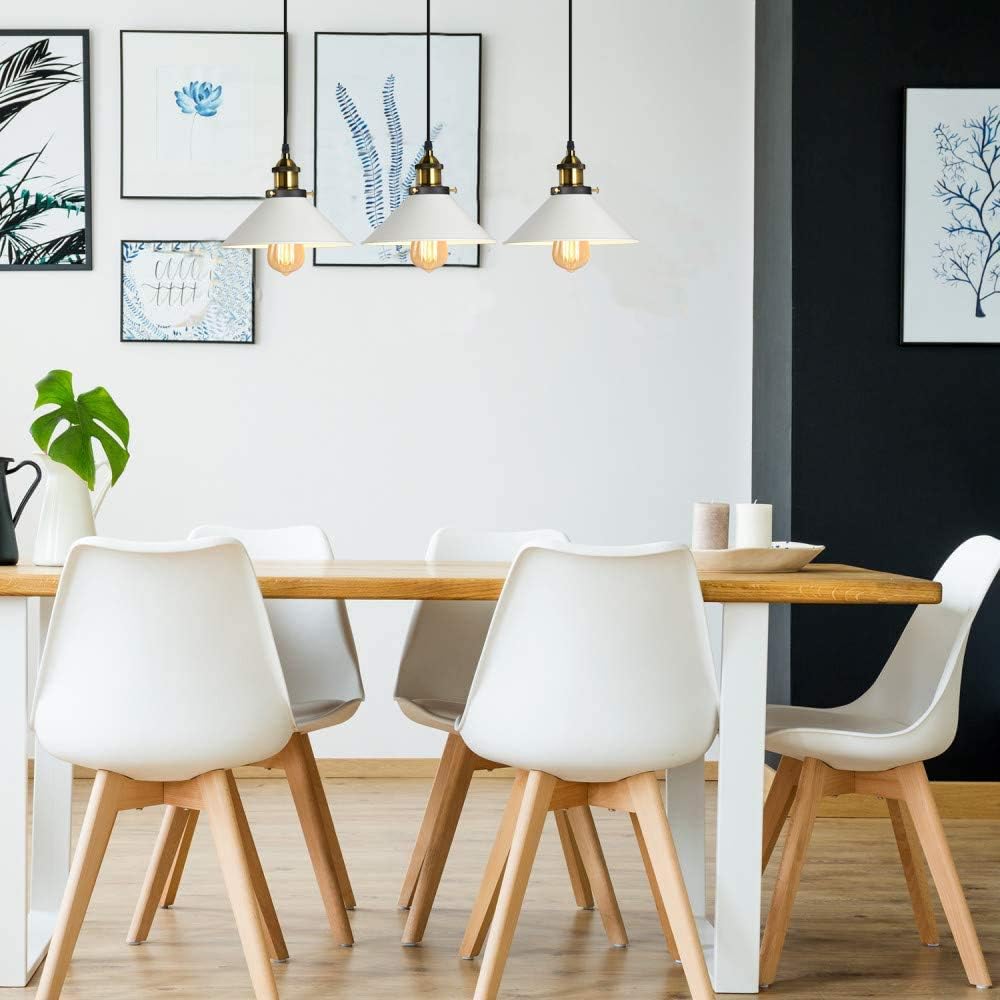 Lustre Industriel Blanc