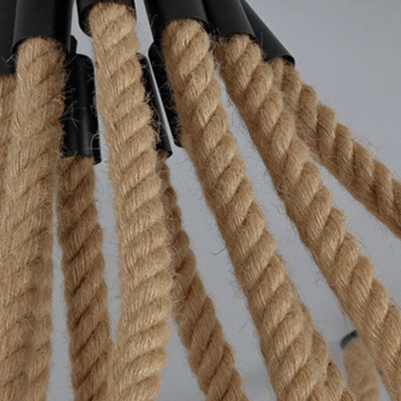 Lustre Industriel Corde