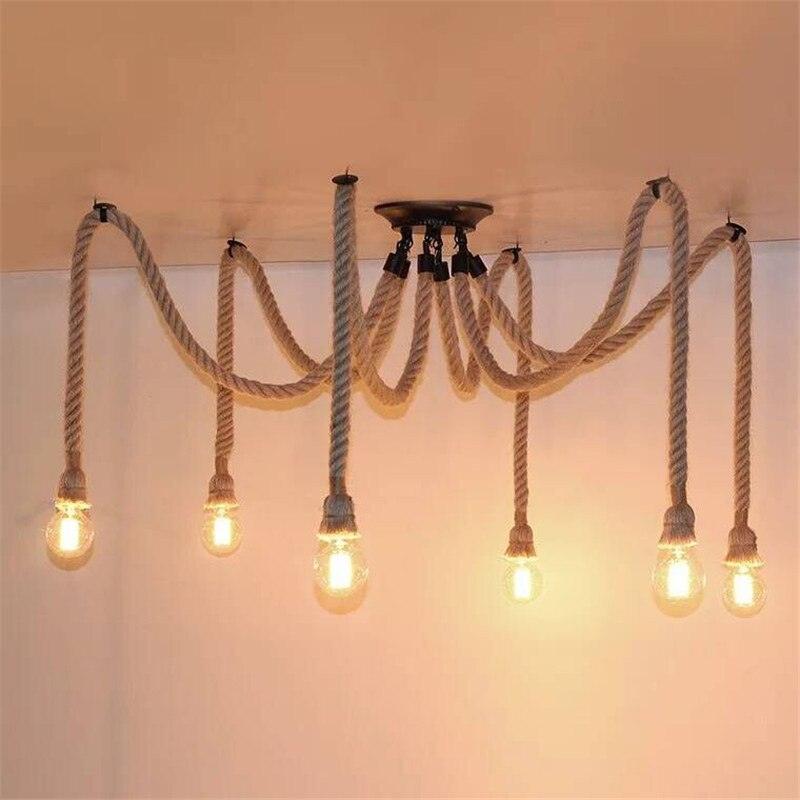 Lustre Industriel Corde