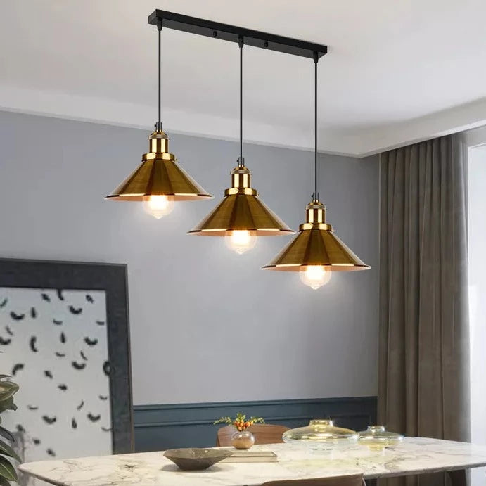 Lustre Industriel Cuivre