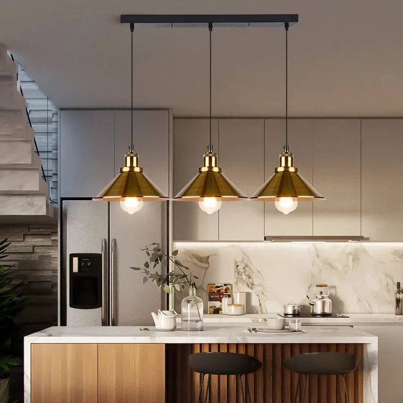 Lustre Industriel Cuivre