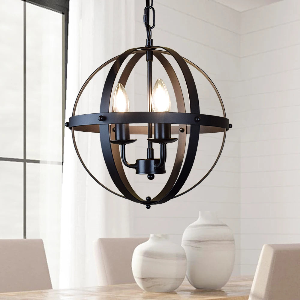 Lustre Industriel Rond
