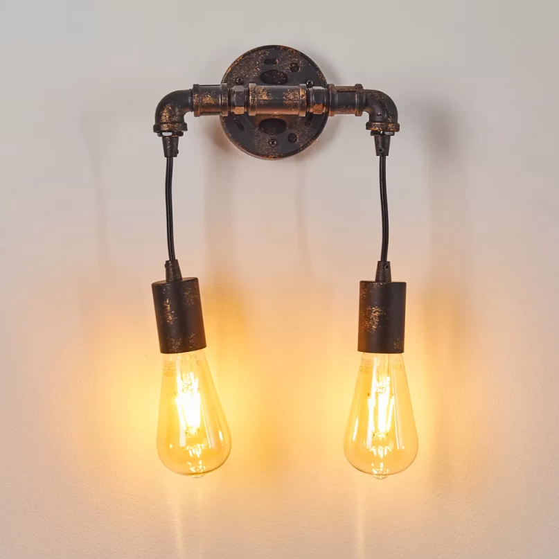 Lustre Mural Industriel