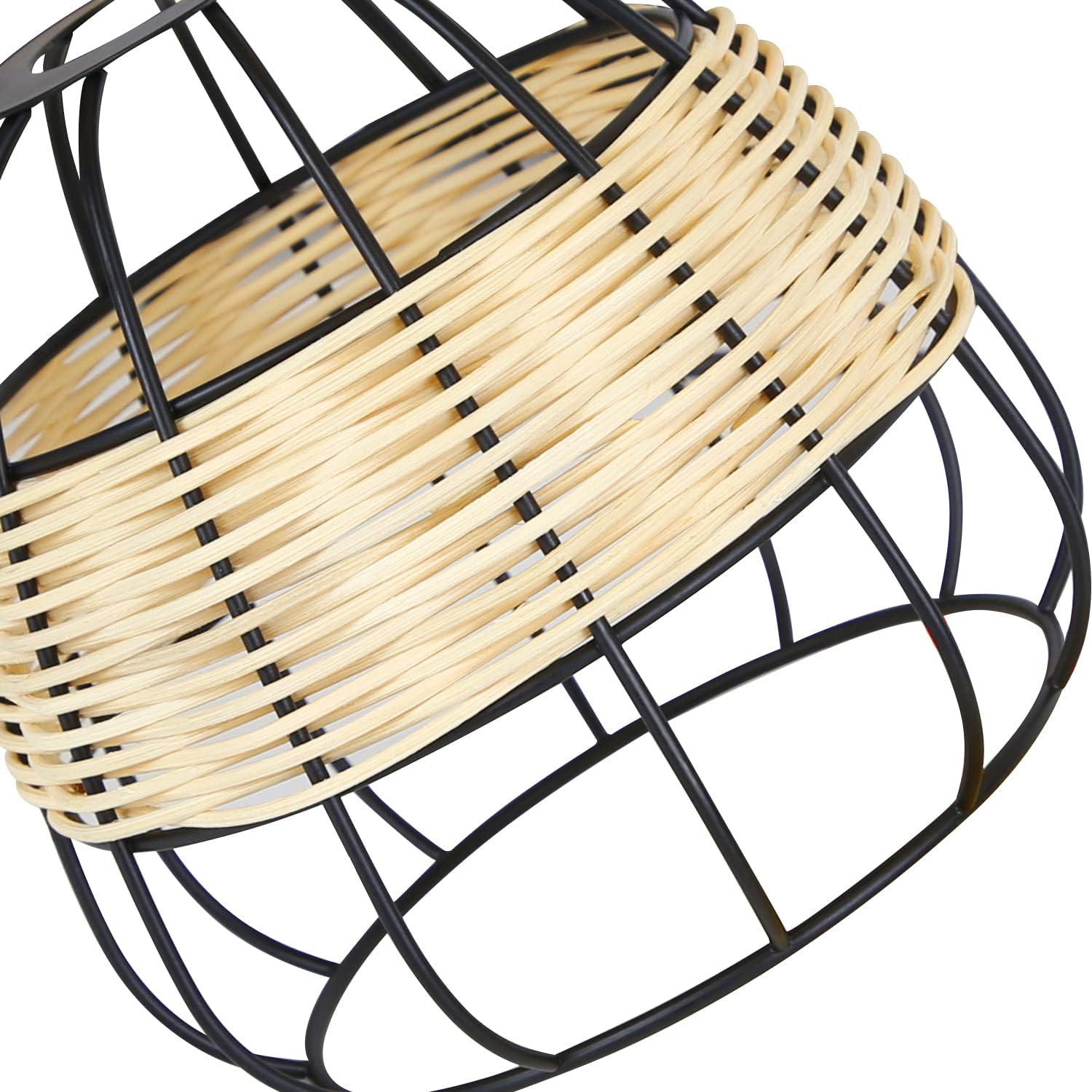 Lustre Rotin Industriel