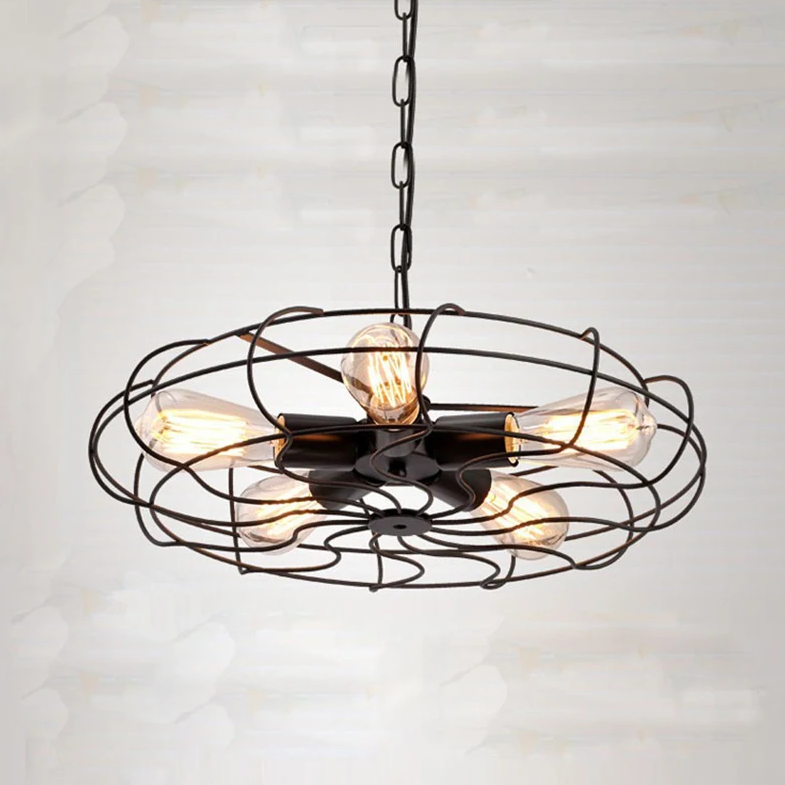Lustre Ventilateur Industriel
