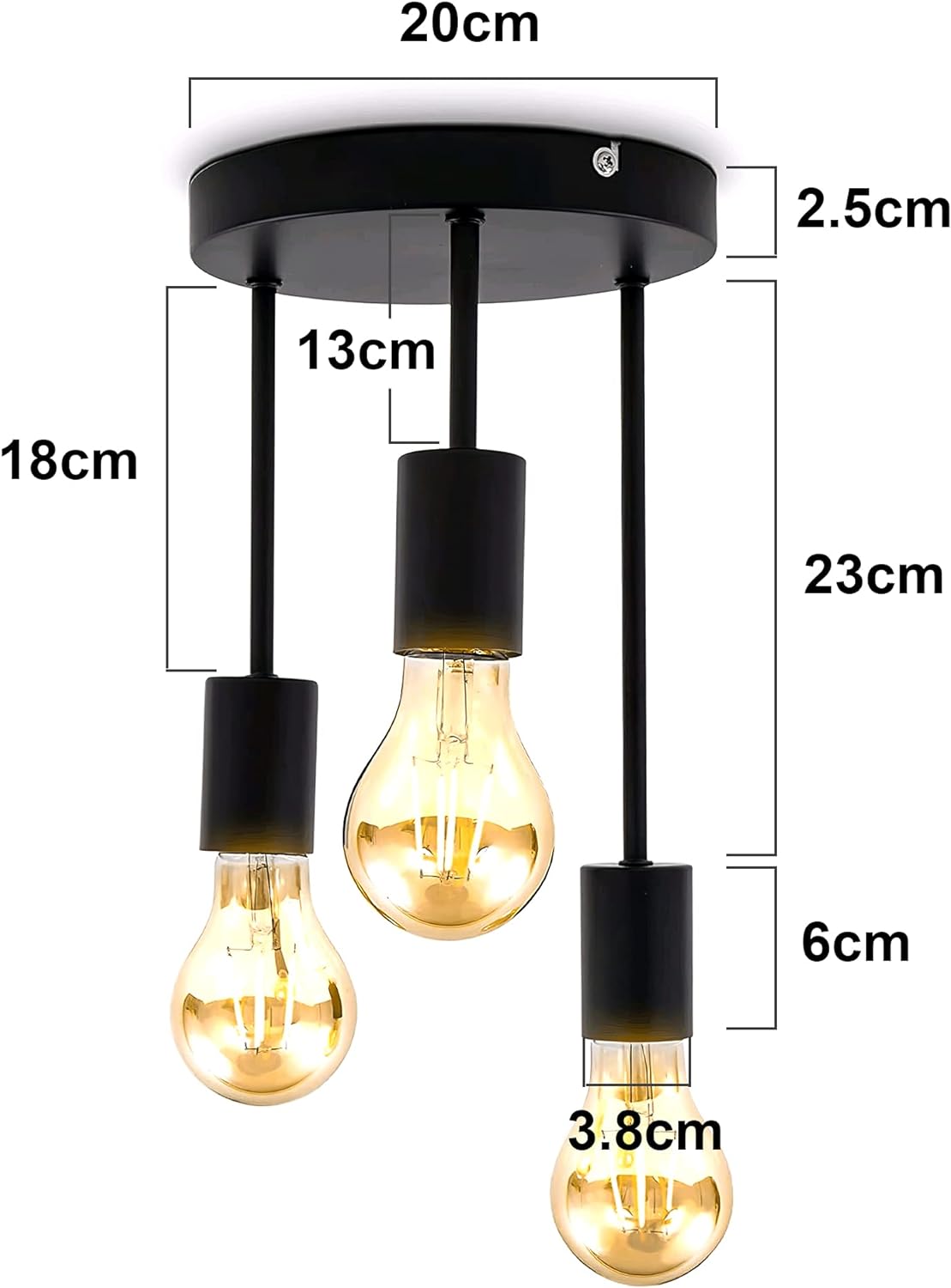 Petit Lustre Industriel