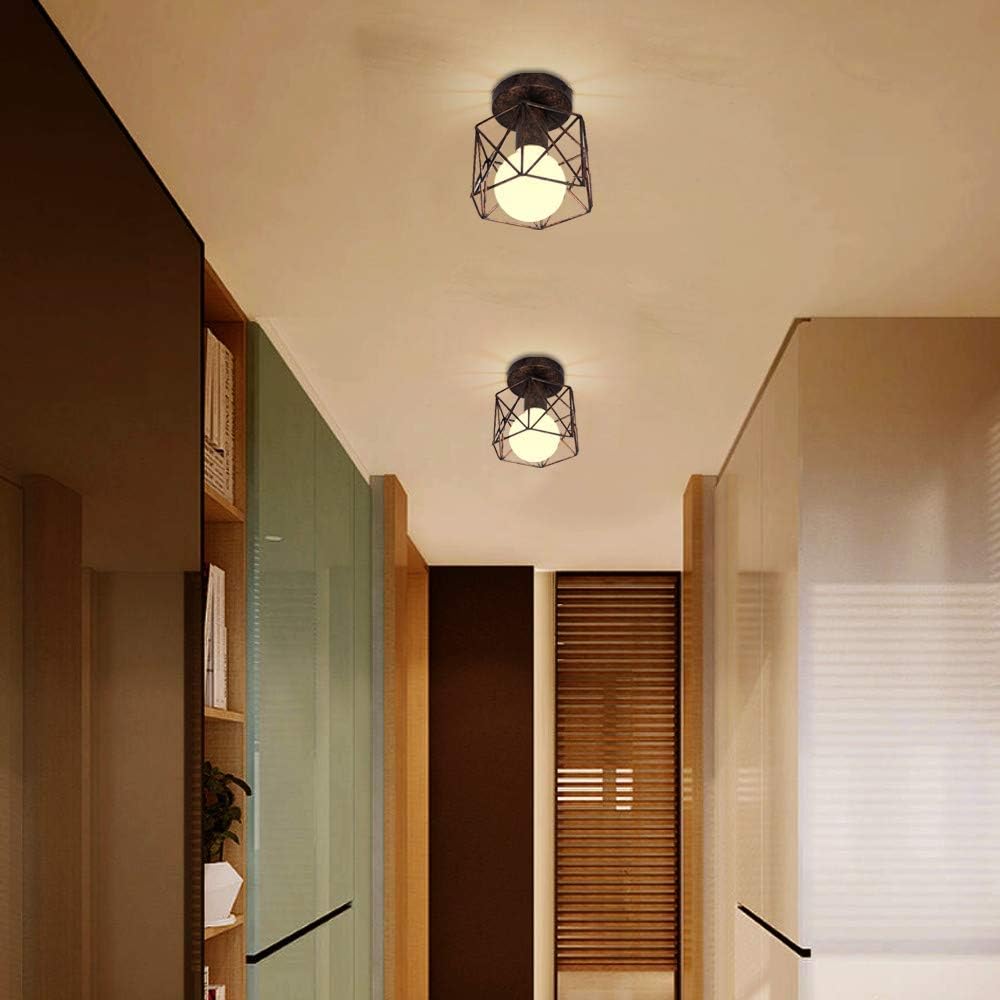 Plafonnier Fer Forgé Rouille