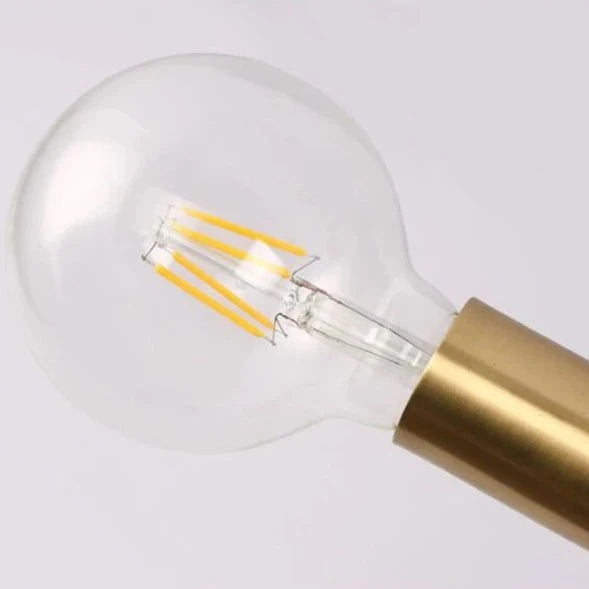 Plafonnier Industriel Doré