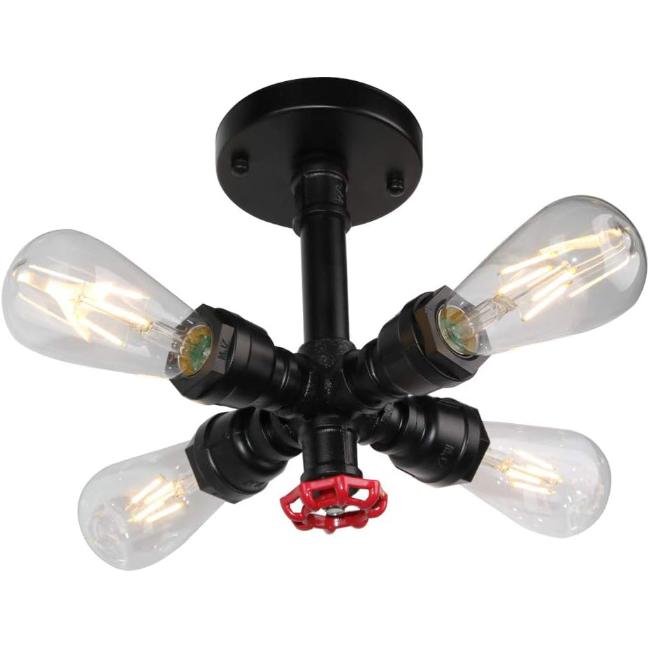 plafonnier tuyau plomberie