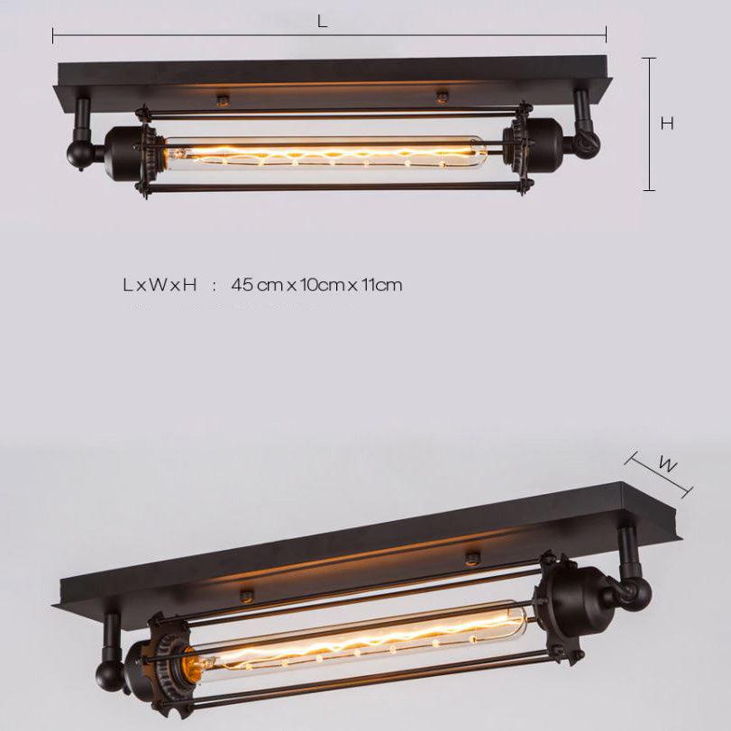 Plafonnier Néon Industriel