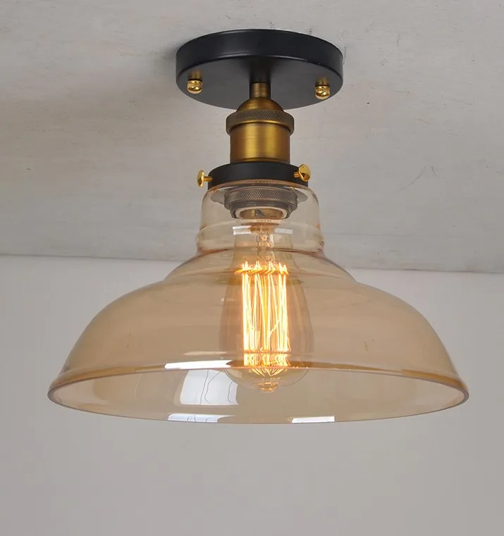 Plafonnier Verre Industriel