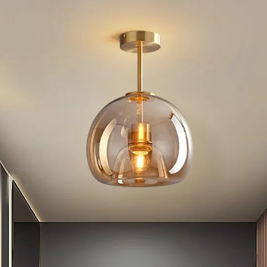 Plafonnier Verre Soufflé