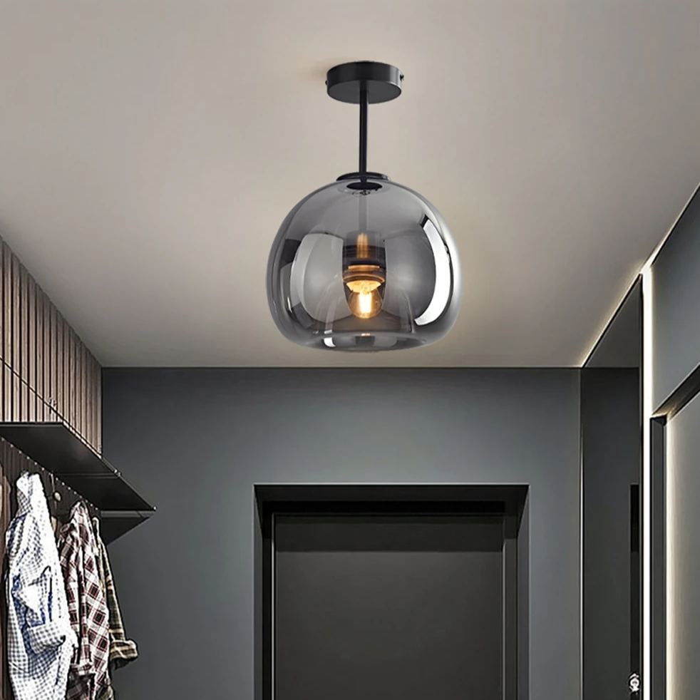 Plafonnier Verre Soufflé