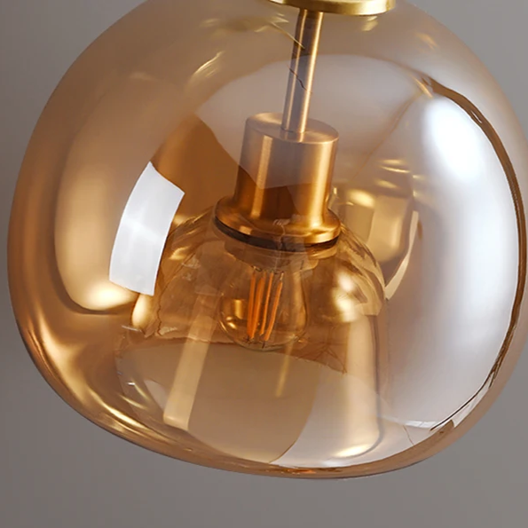 Plafonnier Verre Soufflé