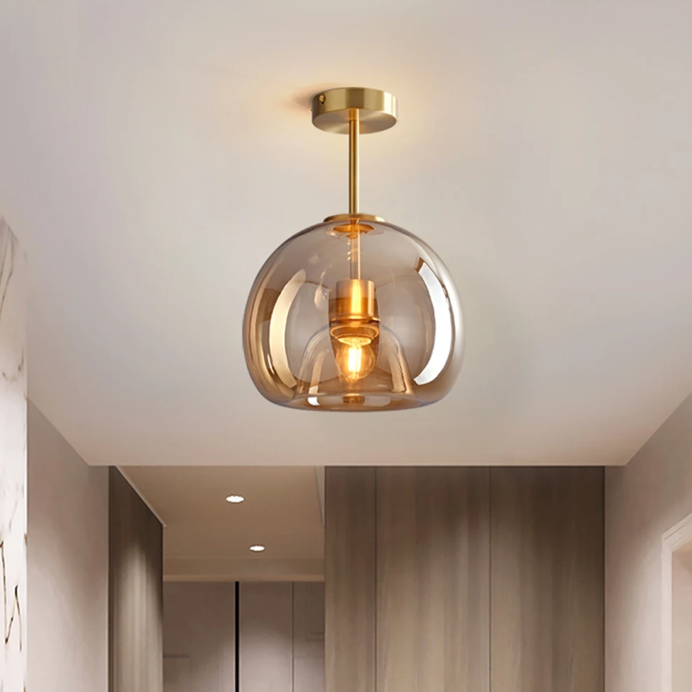 Plafonnier Verre Soufflé