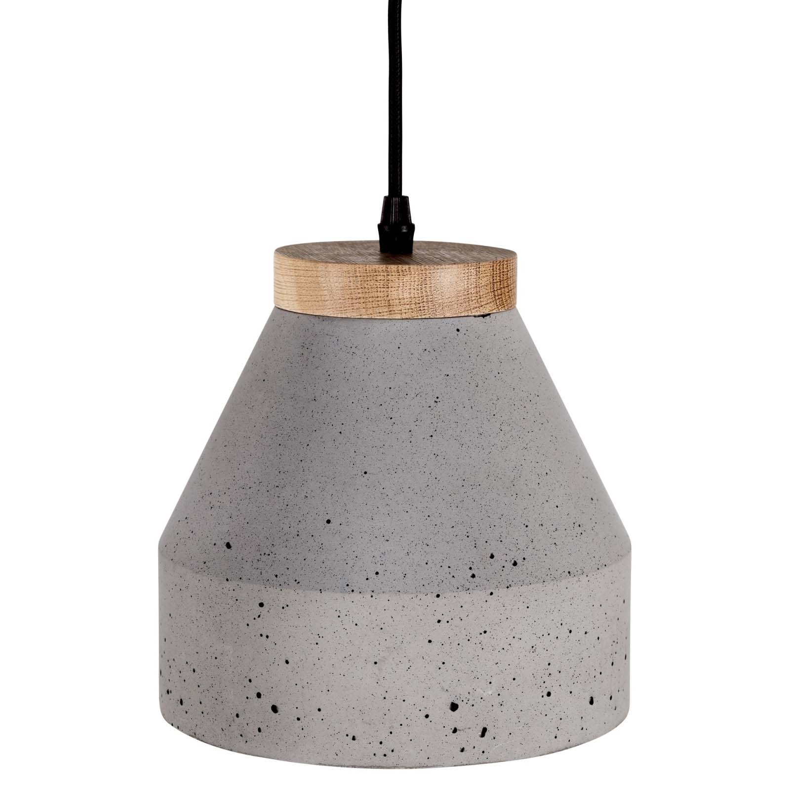 Suspension Béton et Bois