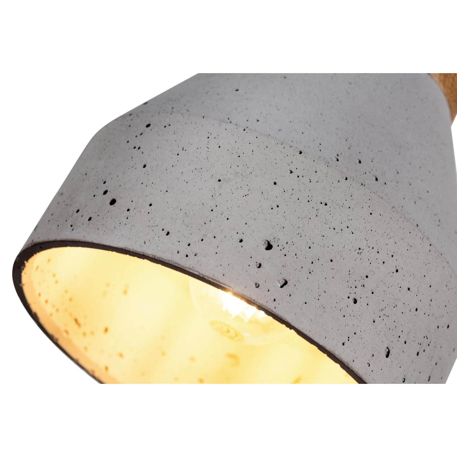 Suspension Béton et Bois