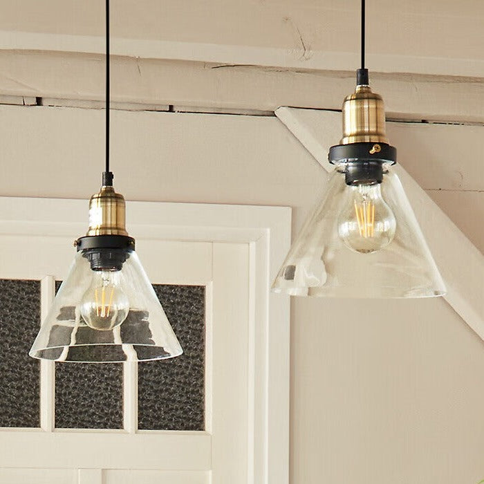 Suspension Conique Verre