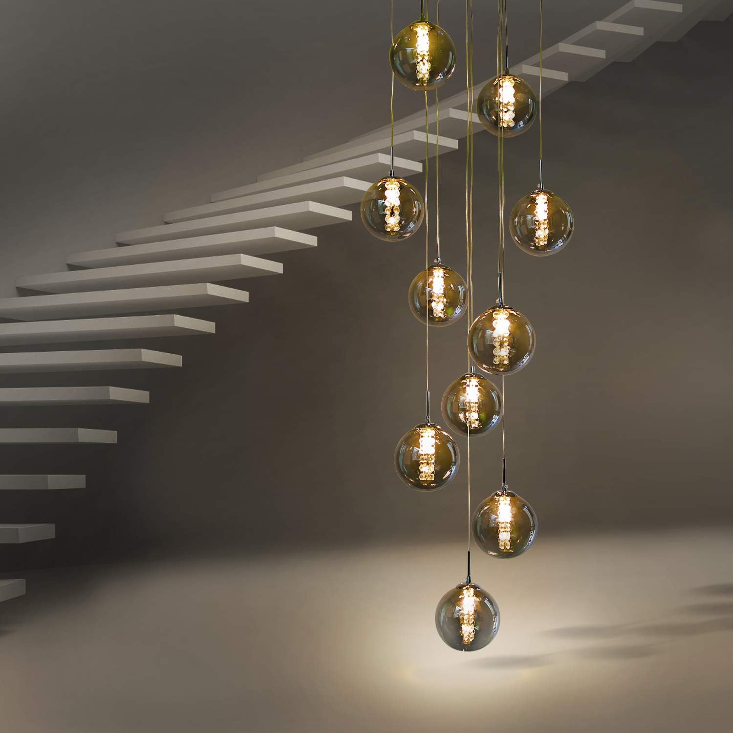 Suspension Escalier Industriel