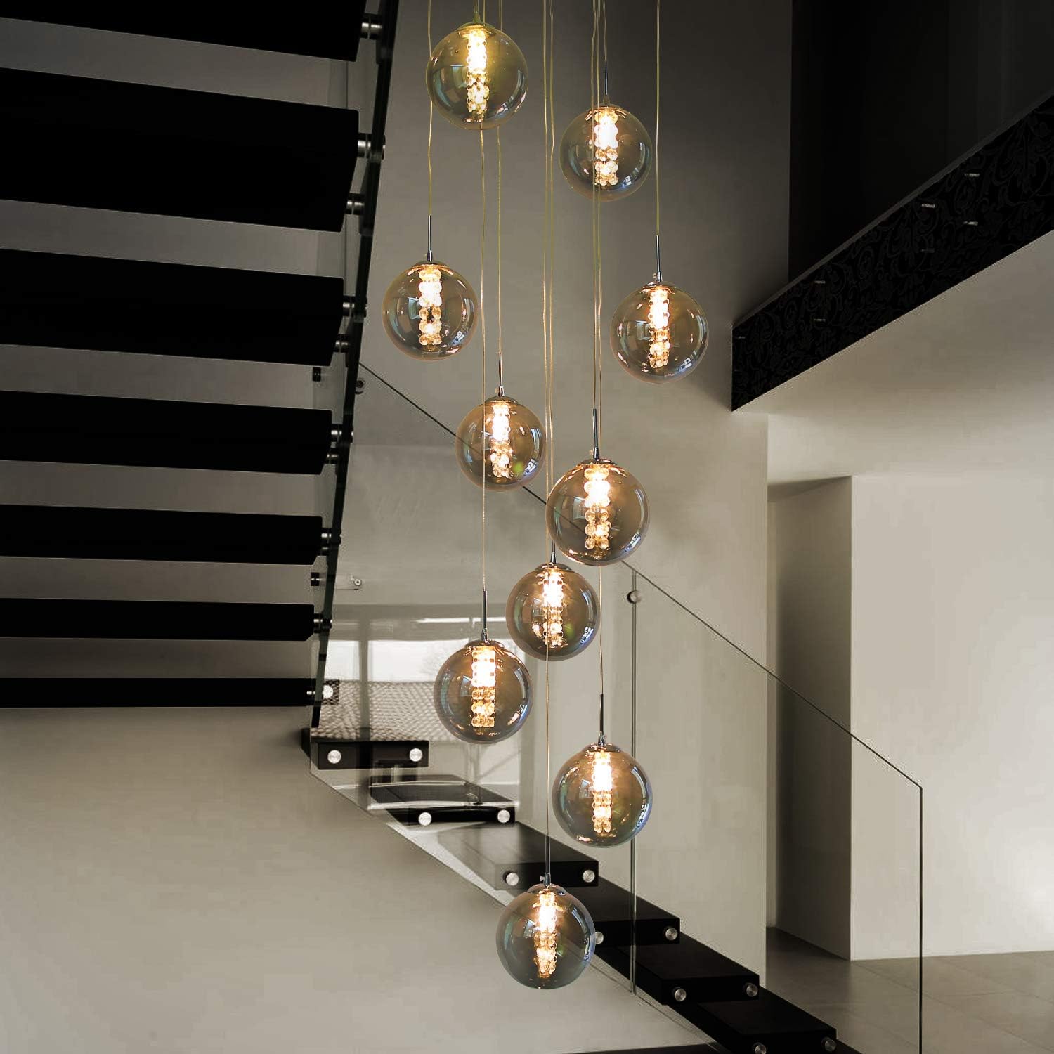 Suspension Escalier Industriel