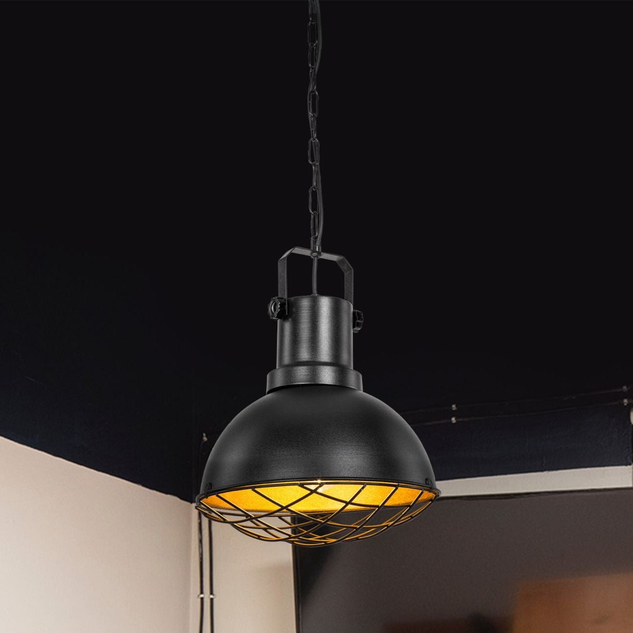 Suspension Industrielle Ancienne