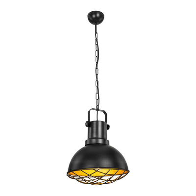 suspension luminaire industriel ancien