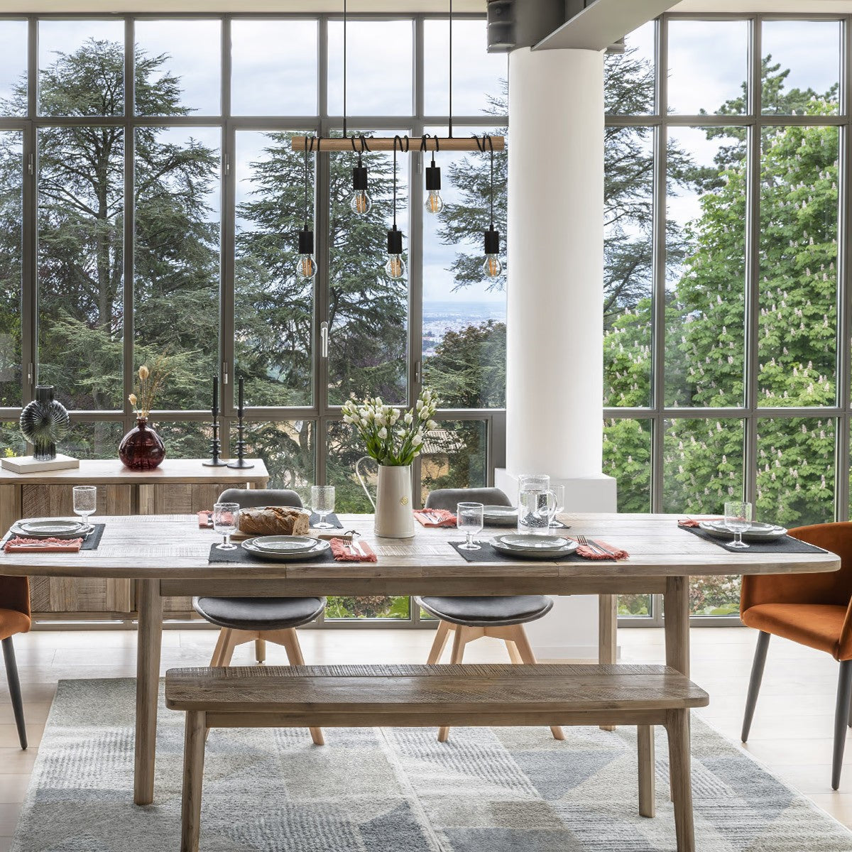 Suspension Industrielle Detroit