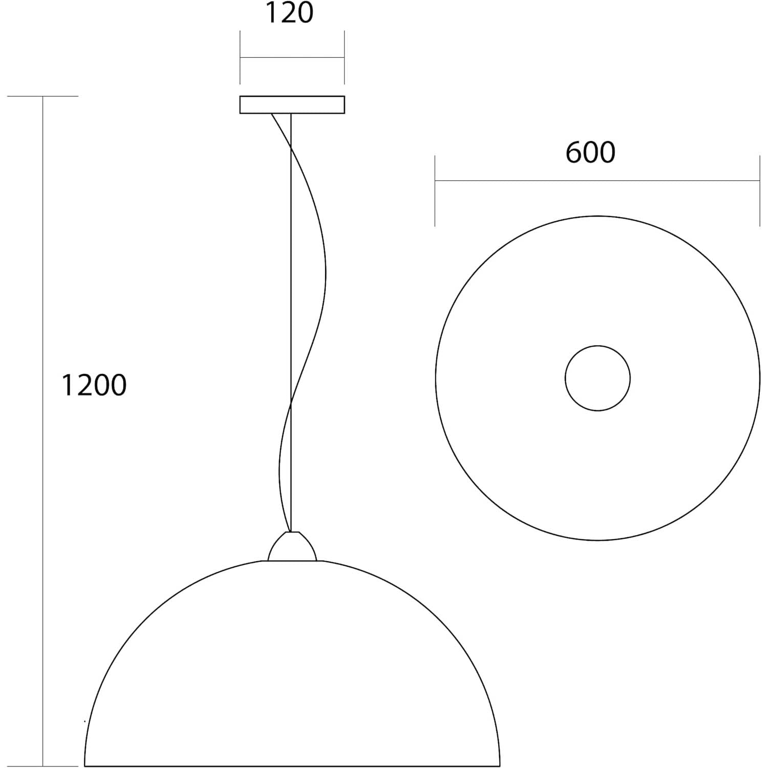 Suspension Industrielle Diamètre 60
