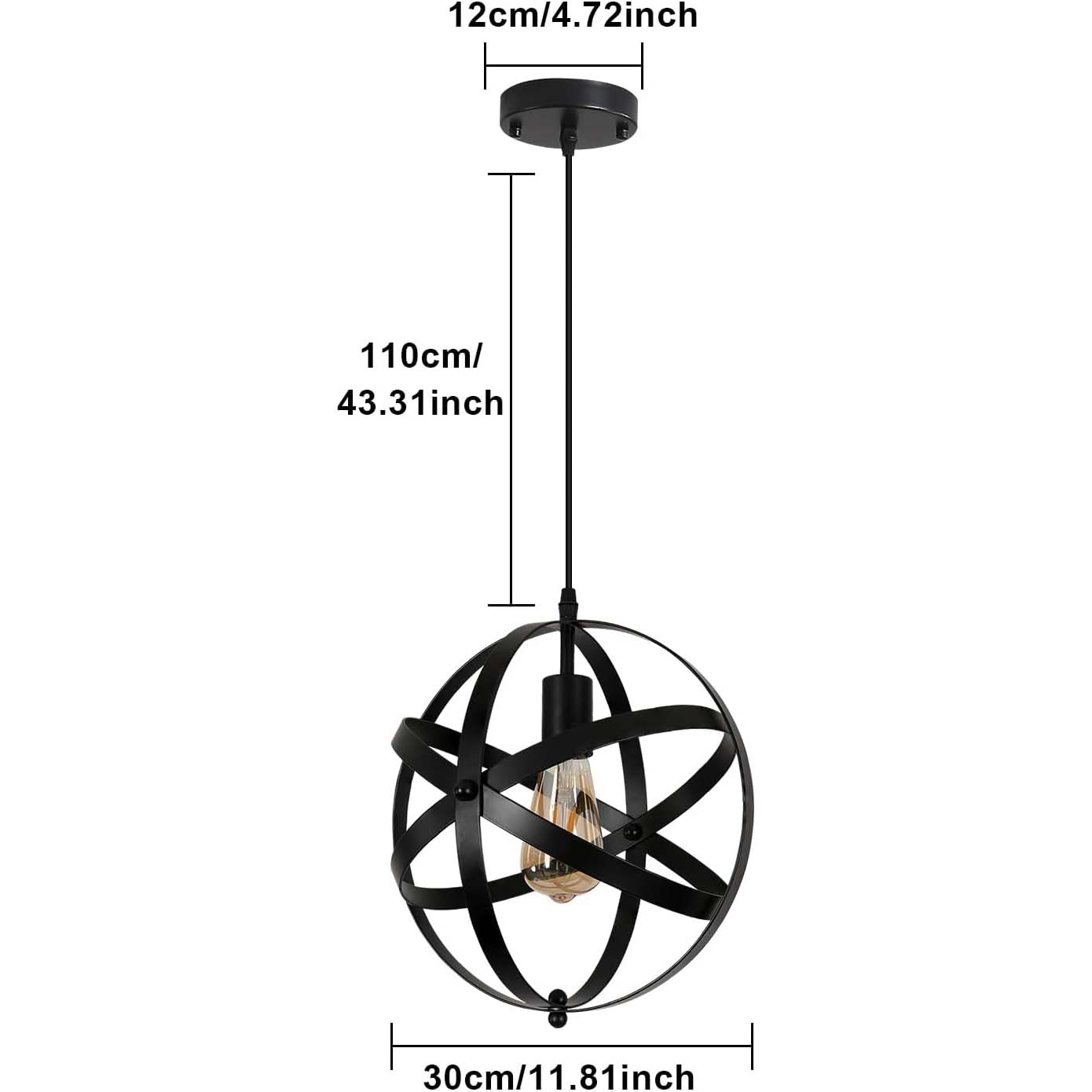 Suspension Industrielle Globe