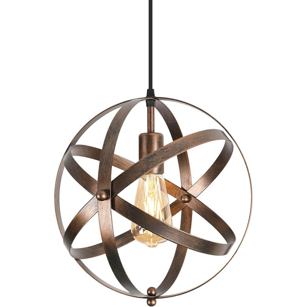 suspension globe metal