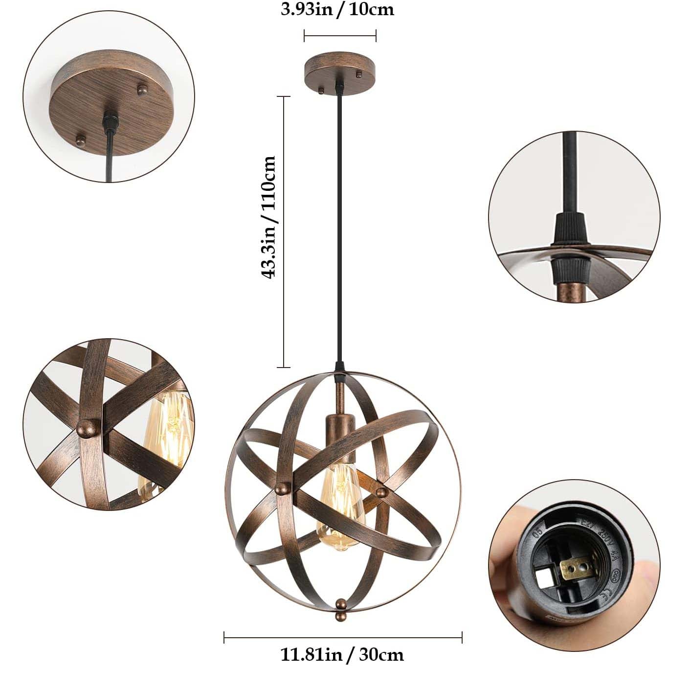 Suspension Industrielle Globe