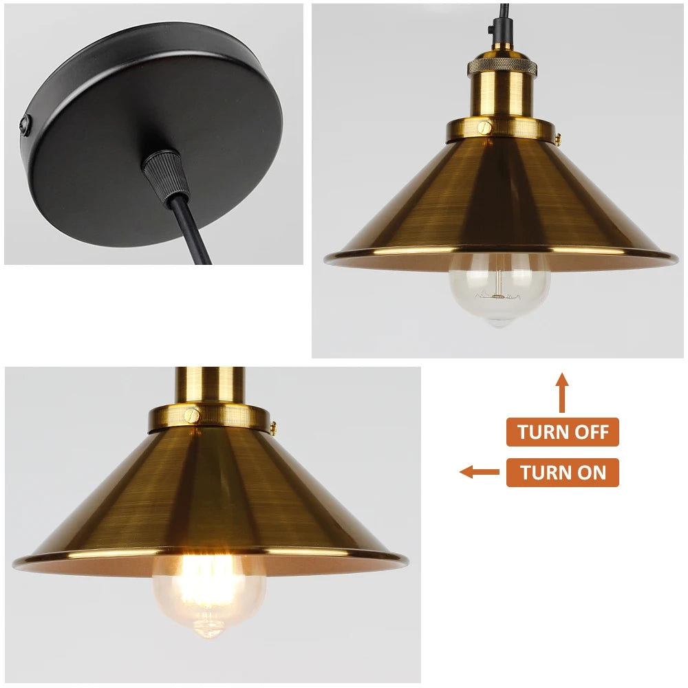 Suspension Industrielle Laiton