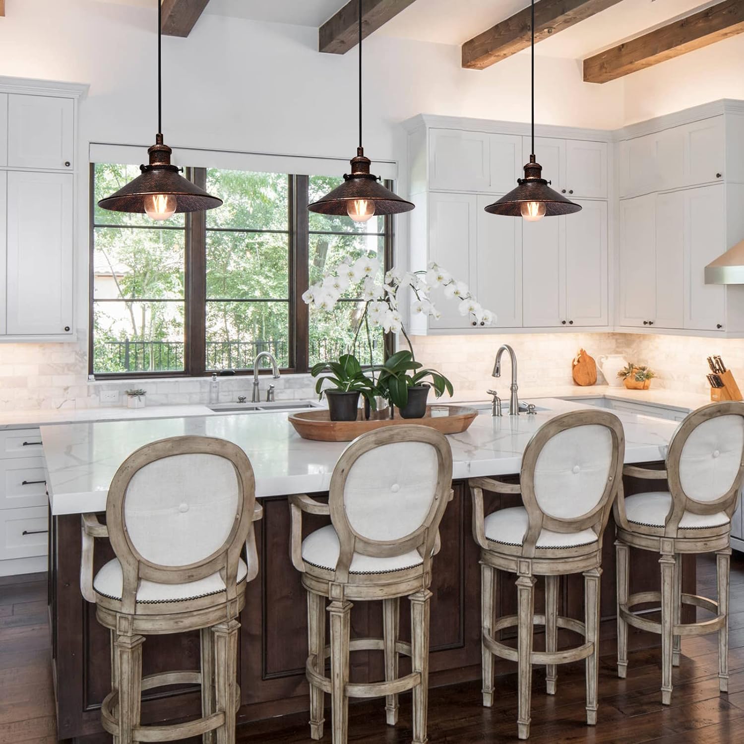 Suspension Industrielle Rouille