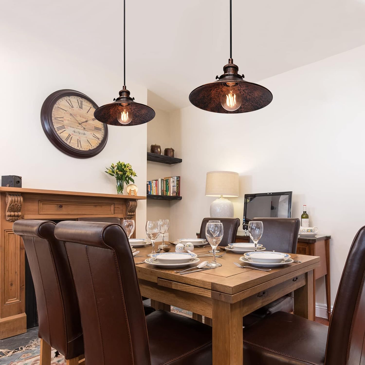 Suspension Industrielle Rouille