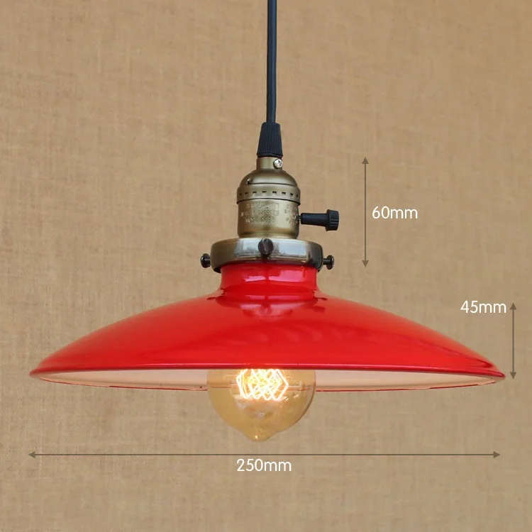 Suspension Industrielle Émaillée