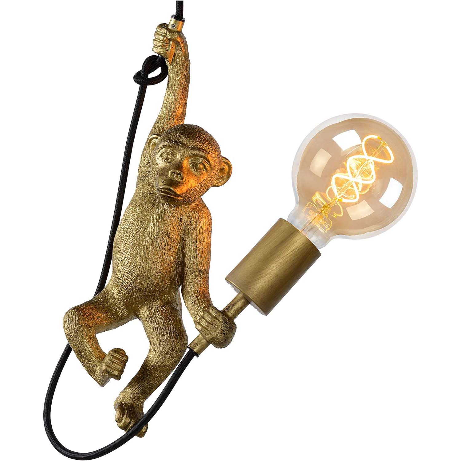 Suspension Singe Doré